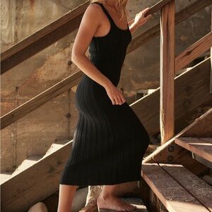 Free people santos sweater midi dress